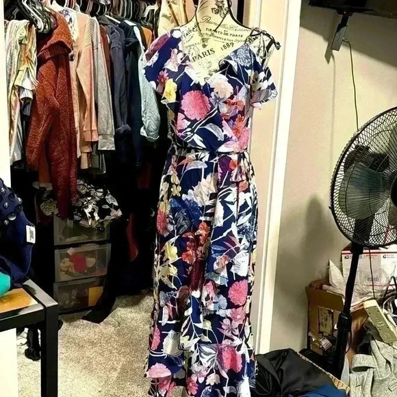 Yumi Kim maxi wrap ruffle Santorini dress - Picture 4 of 8